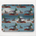 Magic Carpet Cat, patterned mousepad