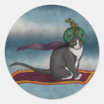 Magic Carpet Cat, sticker