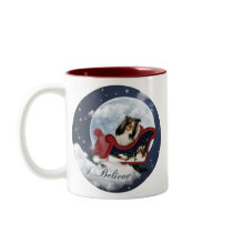 Magic Christmas Sheltie mugs
