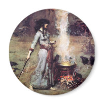 Magic Circle 1886 Waterhouse Fridge Magnet