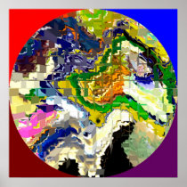 Magic Circle -  Alien Planet 1 Print
