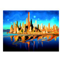 Magic City USA - Fantasy Art Poster Print