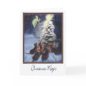 Magic Dachshund Christmas cards