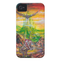MAGIC DUEL BETWEEN BRADAMANT AND NEGROMANCER iPhone 4 COVER