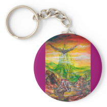 MAGIC DUEL BETWEEN BRADAMANT AND NEGROMANCER KEYCHAIN