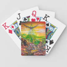 MAGIC DUEL BETWEEN BRADAMANT AND NEGROMANCER DECK OF CARDS
