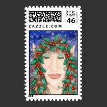 Magic Elf Holiday Postage postage