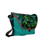 Magic Eye Year of The Dragon Messenger Bag