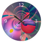 Magic Flower Round Clocks