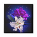 Magic Flowers Magnet by elenaind Magic Flowers Magnet