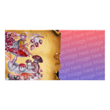 MAGIC FOLLET OF MUSHROOMS PHOTO GREETING CARD