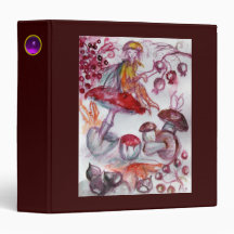 MAGIC FOLLET OF MUSHROOMS VINYL BINDERS