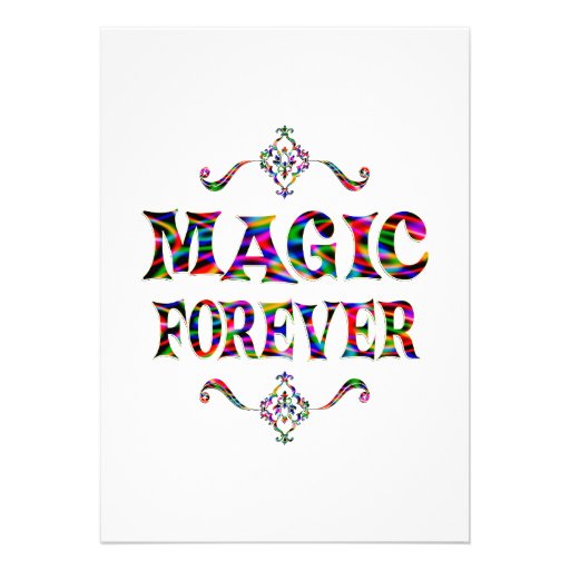 Magic Forever Custom Invitation