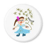 Magic Girl Princess Fridge Magnets