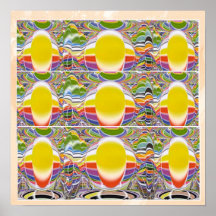 Magic Glow Lamps Print