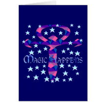Magic Happens Greeting Cards