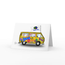Magic Hippie Van Card