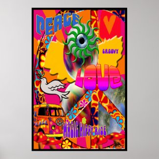 Magic Hippy Ride Poster print