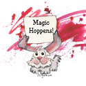 Magic Hoppens Cute Personalized Keychains keychain