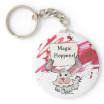 Magic Hoppens Cute Personalized Keychains