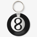 Magic Infinity Ball Keychain by rosaamarilla Magic Infinity Ball Keychain