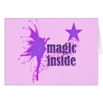Magic inside cards