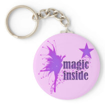 Magic inside keychains