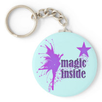 Magic inside keychains