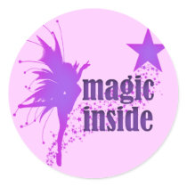 Magic inside stickers