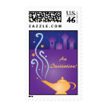 Magic Lamp & Flying Carpet Birthday Postage Stamps
