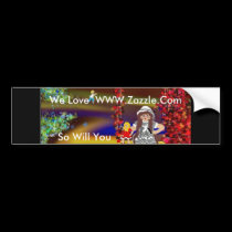 Magic Land Bumper Sticker bumper stickers by DoviGirl2008 Magic Land Bumper Sticker bumper stickers