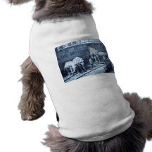 Magic Lantern Slide Ringling Bros Elephant Train Pet Shirt