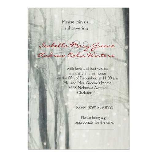 Magic Love Couple Shower Invitation