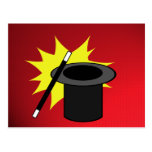 Magic Me/ Magician's Hat Post Card