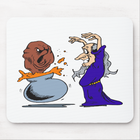 Magic Meatball Wizard Mousepad