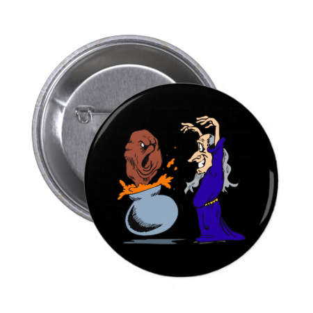 Magic Meatball Wizard Pin