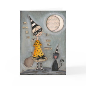 Magic Moon - Greeting Card card