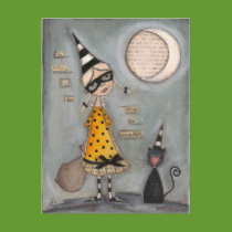Magic Moon - Holiday Postcard postcards