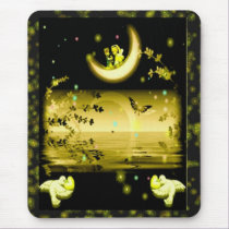Magic Moon Mousepad by elenaind Magic Moon Mousepad