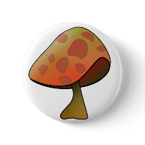 Magic Mushroom Pinback Button