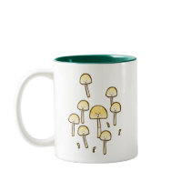 Magic Mushrooms Doodle Art mugs
