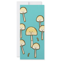 Magic Mushrooms Doodle Art rack cards