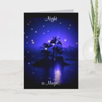 Magic Night Card card