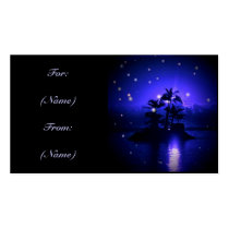 Magic Night Gift Tag business cards by elenaind Magic Night Gift Tag business cards