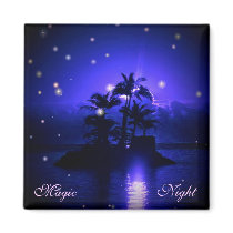 Magic Night Magnet by elenaind Magic Night Magnet