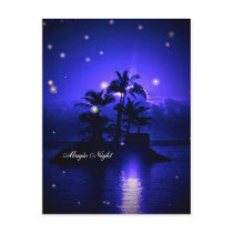 Magic Night Postcard by elenaind Magic Night Postcard