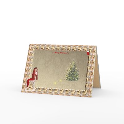 Magic of Christmas. Template #2 Greeting Cards by Occitania