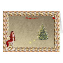 Magic of Christmas. Template #2 Greeting Cards