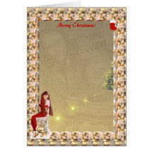 Magic of Christmas. Template #2 Greeting Cards