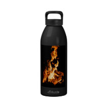 Magic of fire water bottle